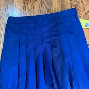 Crown & Ivy Women's Navy Mini Skirt